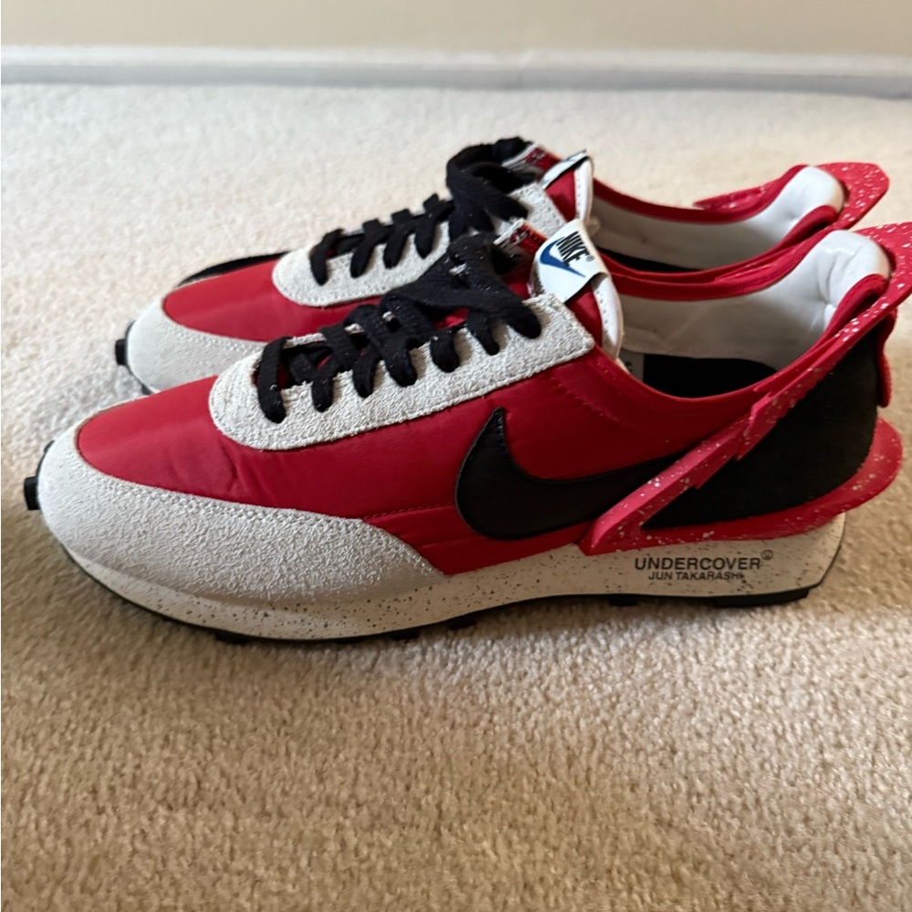 Nike Undercover Red, Black, and White Sneakers
